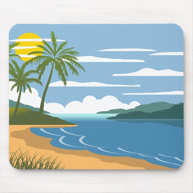 beach lookin mouse mat (Front)