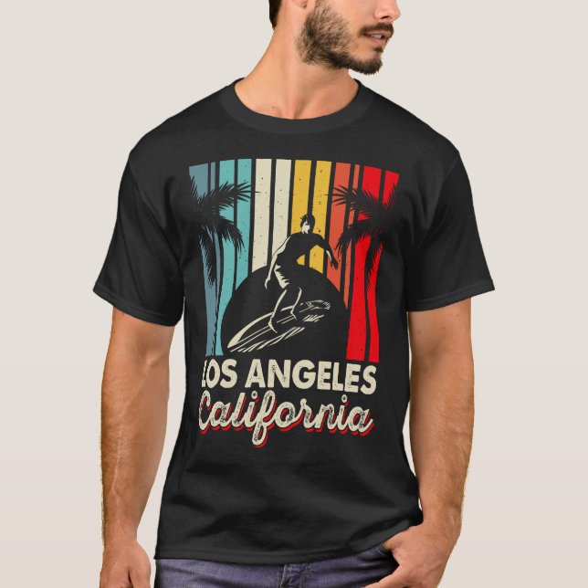 Beach Los Angeles California T-Shirt (Front)