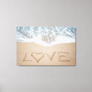 Beach Love II Canvas Print