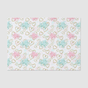Beach love octopus pattern tissue tissue paper