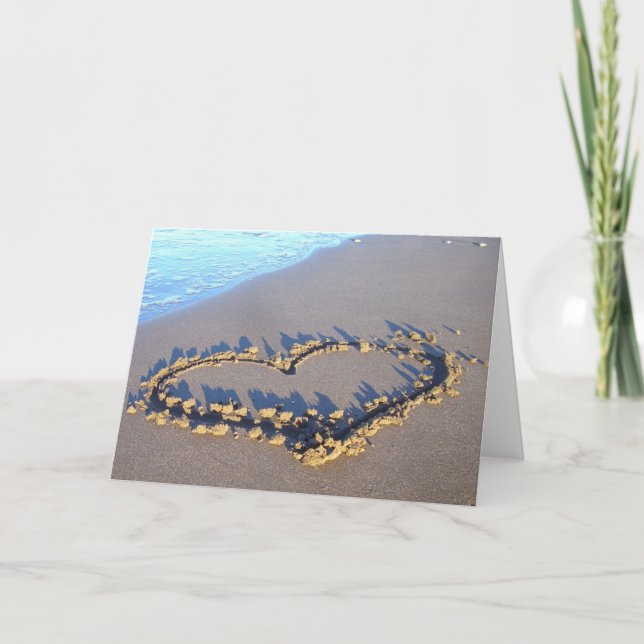 Beach Love Thank You Card (Front)