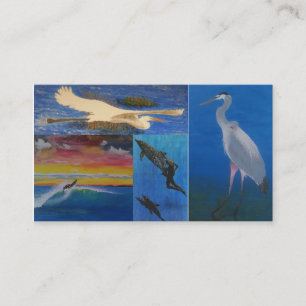 "Beach lover business cards" Card