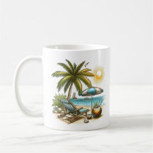 Beach lover classic ceramic