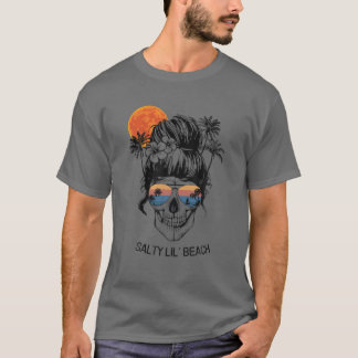 Beach Lover Salty Lil' Beach Funny Summer Vacation T-Shirt