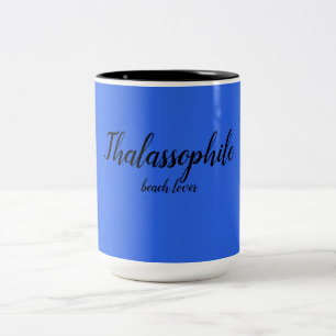 Beach Lover Two-Tone Coffee Mug