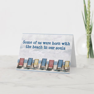 Beach Lover's Card