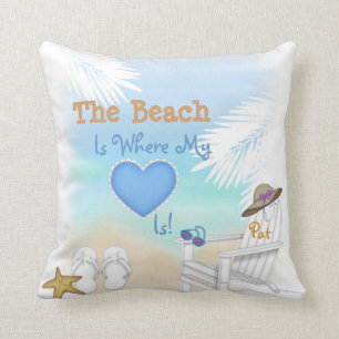 Beach Lovers Perfect Gift Pillow