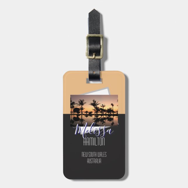 Beach LT05-0426 Luggage Tag (Front Vertical)