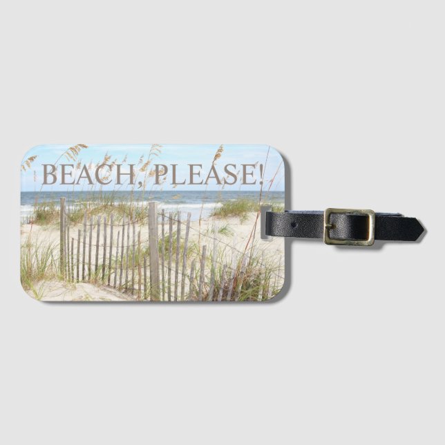 Beach Luggage Tag (Front Horizontal)