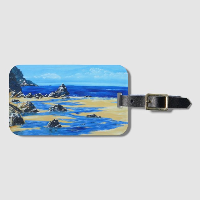 Beach Luggage Tag (Front Horizontal)