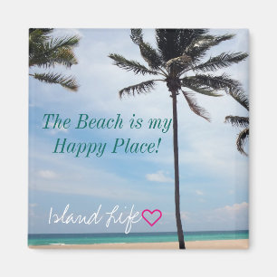 Beach   Magnet   Beach is my Happy Place