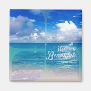 Beach   Magnet   Beach is my Happy Place