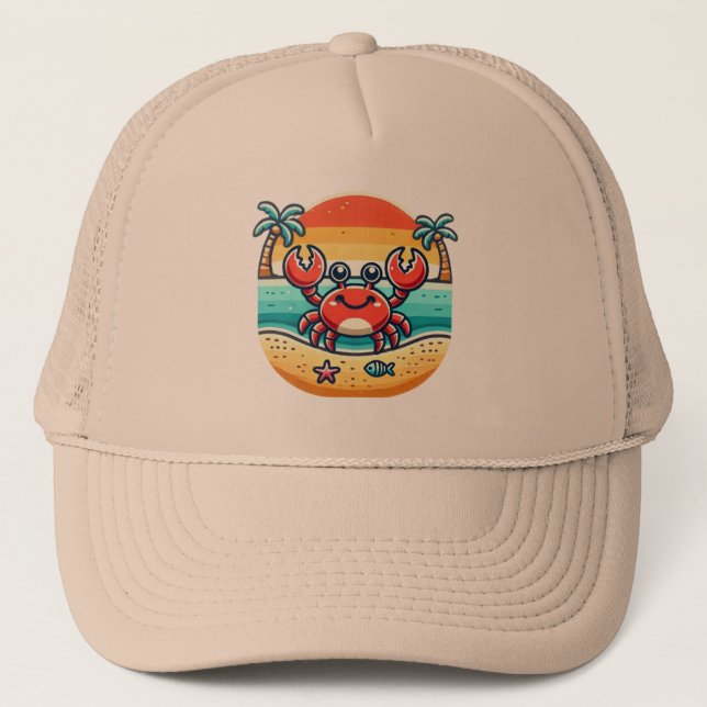 Beach Magnificent Trucker Hat (Front)