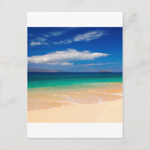 Beach Makena Maui Hawaii Postcard