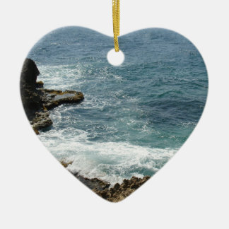 Beach Meets Ocean Ceramic Tree Decoration