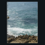 Beach Meets Ocean Notebook<br><div class="desc">Where the beach meets the ocean is a gift of beauty and peace and a great place to shop our beach theme gifts and gift ideas for holidays, birthdays and beach wedding favours. Birthday presents for fishing and fishermen, seashells from the sea shore and nature brings you the timeless gifts...</div>