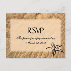 Beach Menu RSVP