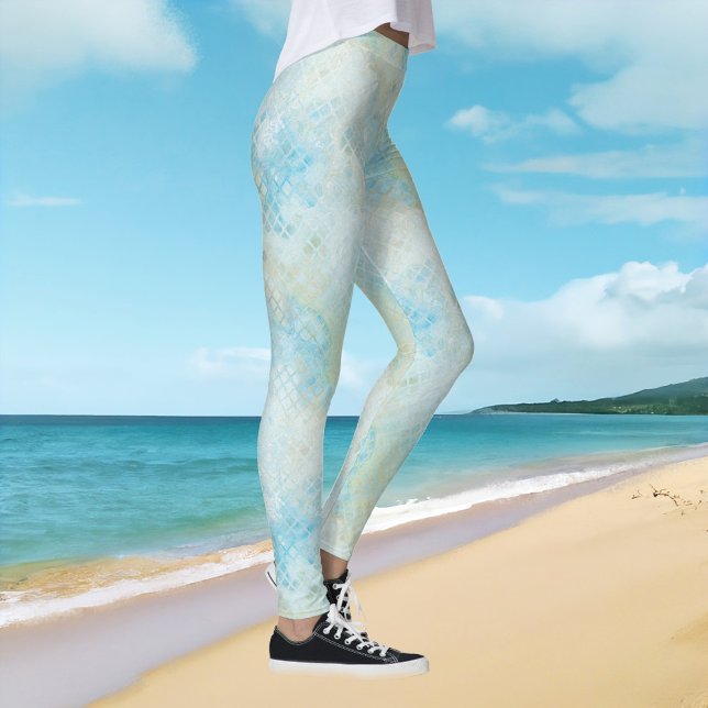 Beach Mermaid Dream Pattern Leggings (Creator Uploaded)