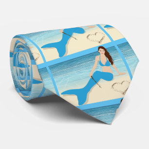 Beach Mermaid Valentine Thunder_Cove Tie