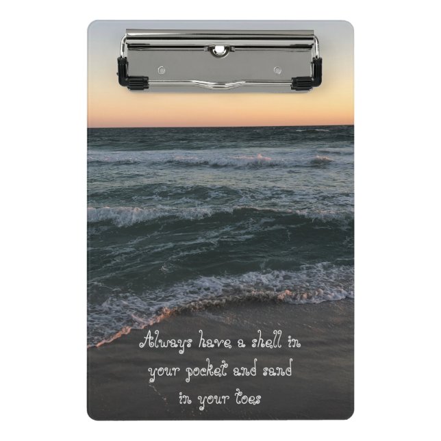  Beach  Mini Clipboard (Front)