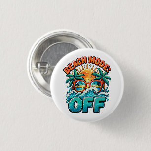 Beach Mode: Off 3 Cm Round Badge