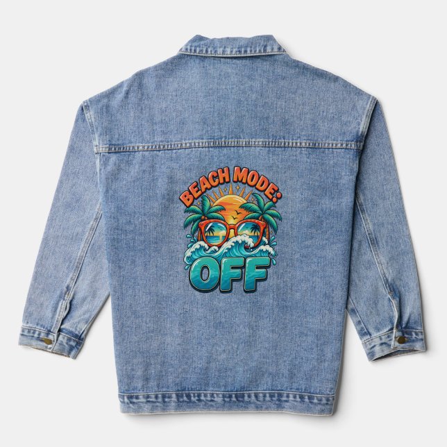 Beach Mode : Off Denim Jacket (Back)