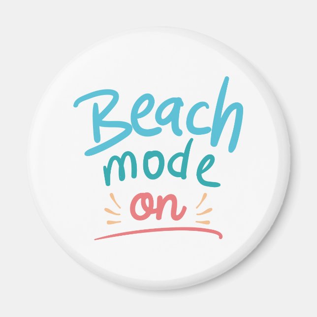 Beach Mode On Magnet (Front)