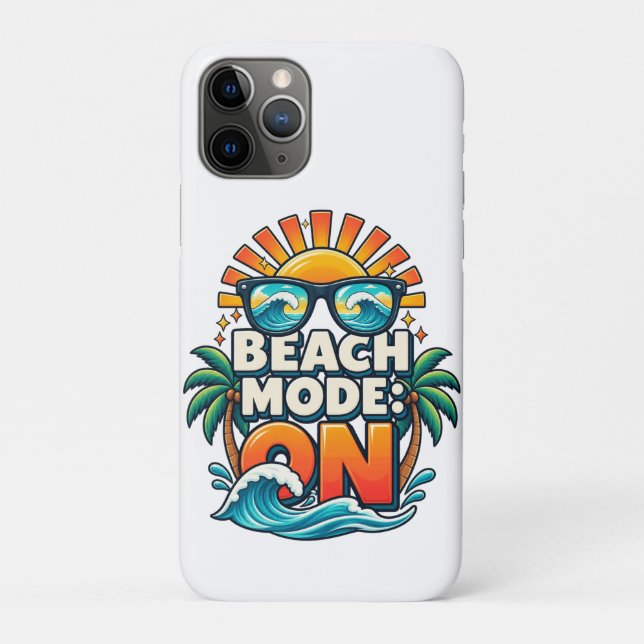 Beach Mode : Ready Case-Mate iPhone Case (Back)