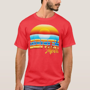 Beach Mode Retro 80s Neon Sunset T-Shirt