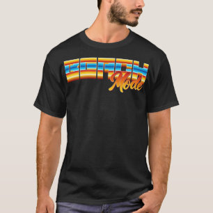 Beach Mode Retro 80s Neon T-Shirt