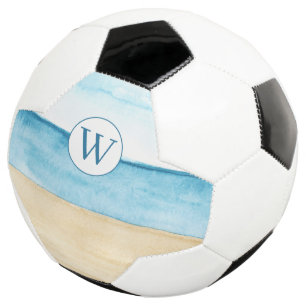 Beach Monogram Football
