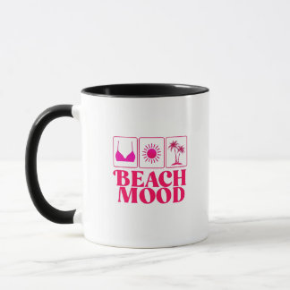 Beach Mood Tropical Coffee Mug – Summer Vibes