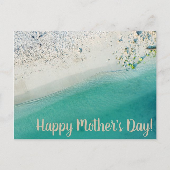 Beach Mother's Day Postcard (Front)