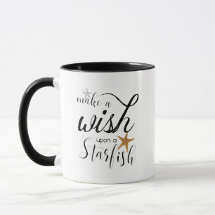 Beach Mug Starfish Quote