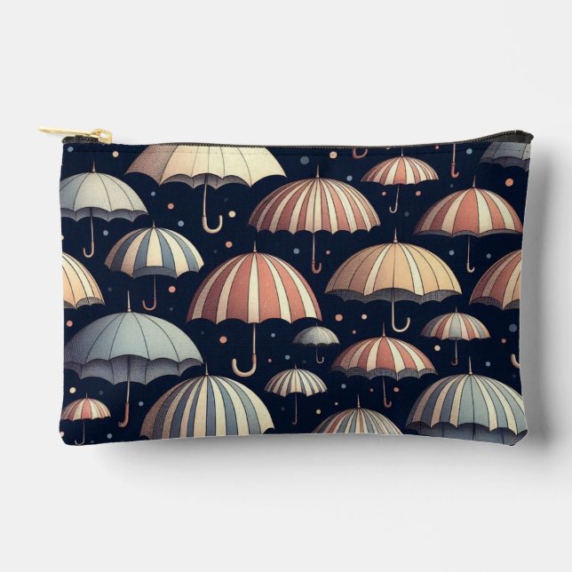 Beach Nights in The Rain Accessory Pouch (Front)