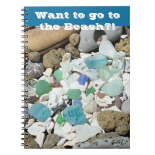 Beach notebooks Want to go to The Beach?! notebook