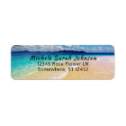Beach & Ocean Destination Return Address Label