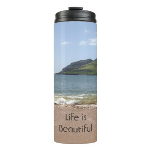 Beach Ocean Kauai Hawaii (my photography) Thermal Tumbler