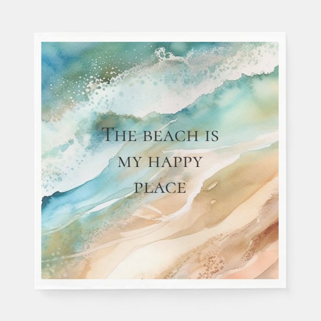 Beach Ocean Napkin (Front)