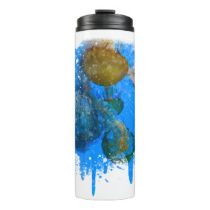 *~* Beach Ocean Sea Nautical Artsy Jelly Fish  Thermal Tumbler