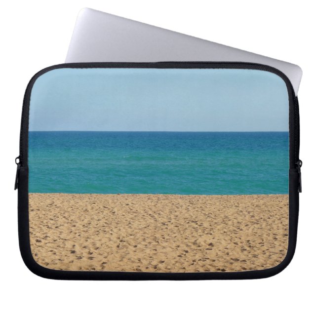 Beach, Ocean, Sky Laptop Sleeve (Front)