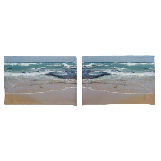 Beach Ocean Standard Pillowcases (Front-Set)