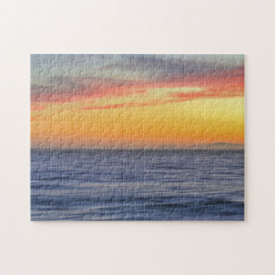 Beach Ocean Sunset Art Nature Puzzle