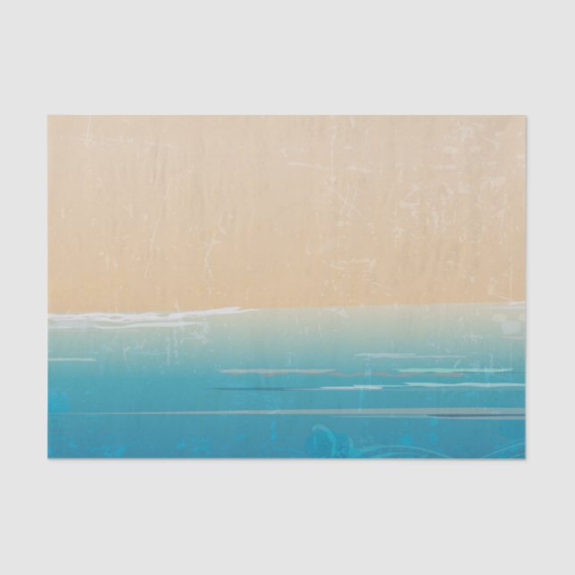 Beach, Ocean Tissue Paper (Front)