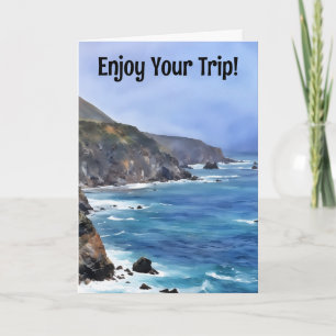Beach Ocean Travels Vacation Fun Leave Card