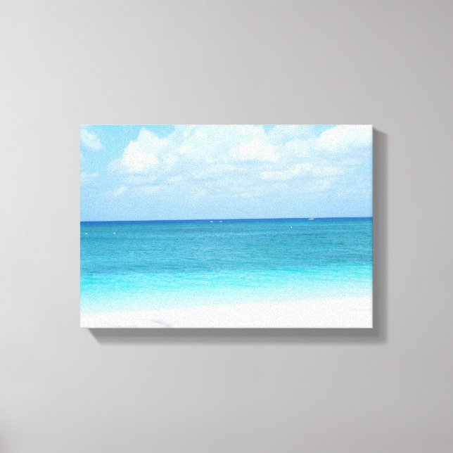 Beach Ocean View Wrapped Canvas (Front)