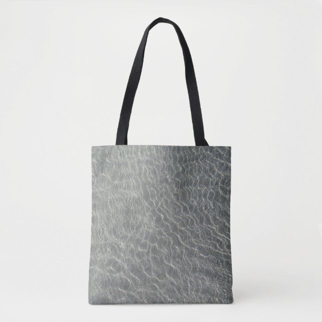 Beach Ocean Water Ripples & Sand   Tote Bag (Front)