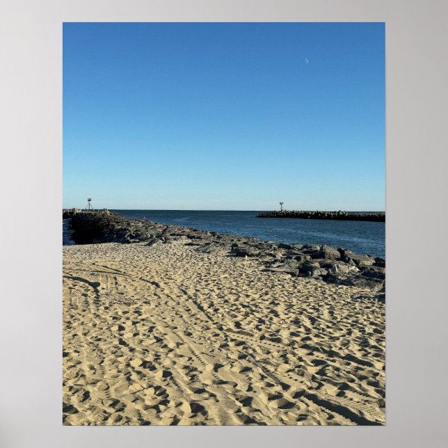 Beach Ocean Waterscape Poster (Front)