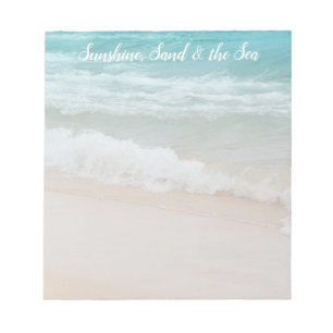 Beach Ocean Waves Notepad