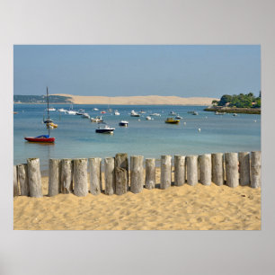 Beach of Cap-Ferret in France Poster